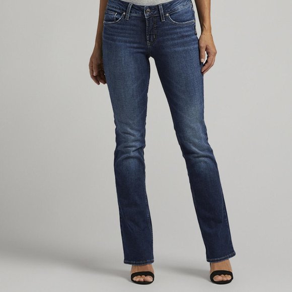 Silver Jeans Brand Brazil Women's size 29/34 Bootcut Medium Wash - Picture 1 of 5